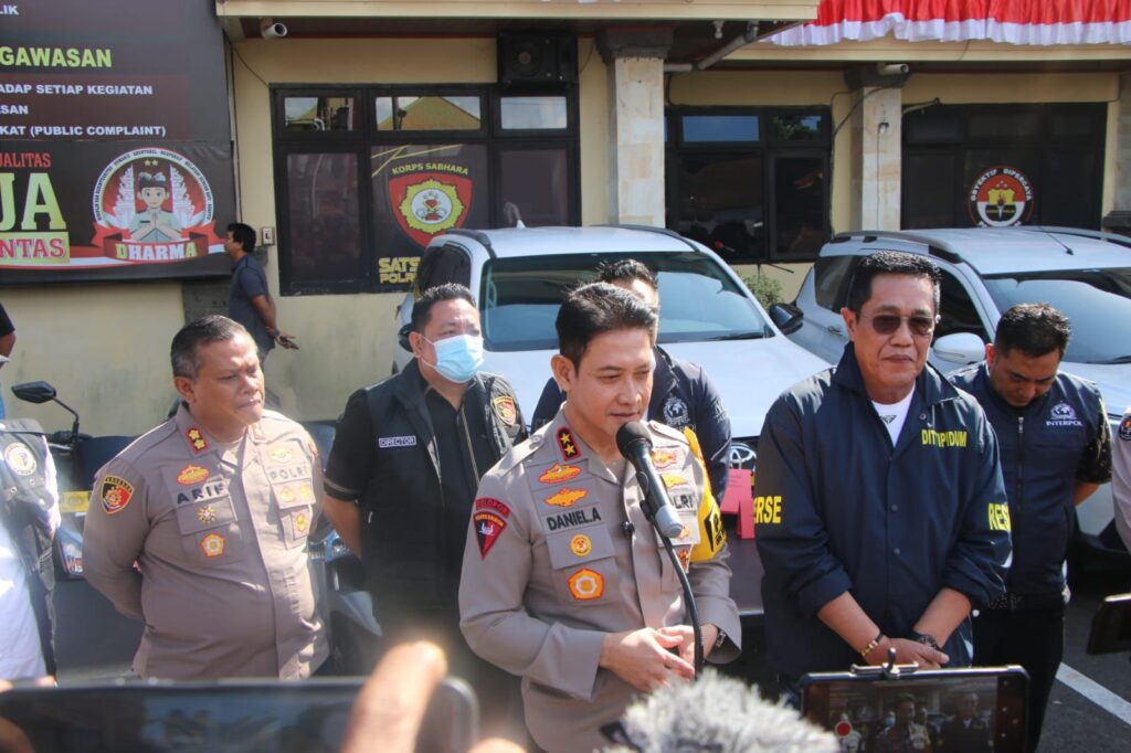 Dalam Waktu 2 X 24 Jam Polda Bali Berhasil Bekuk 3 Pelaku Penembakan WNA Australia