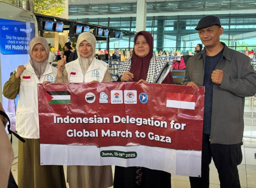 Ikuti “Global March to Gaza”, Ketua KPIPA Sempat Bertahan di Kairo
