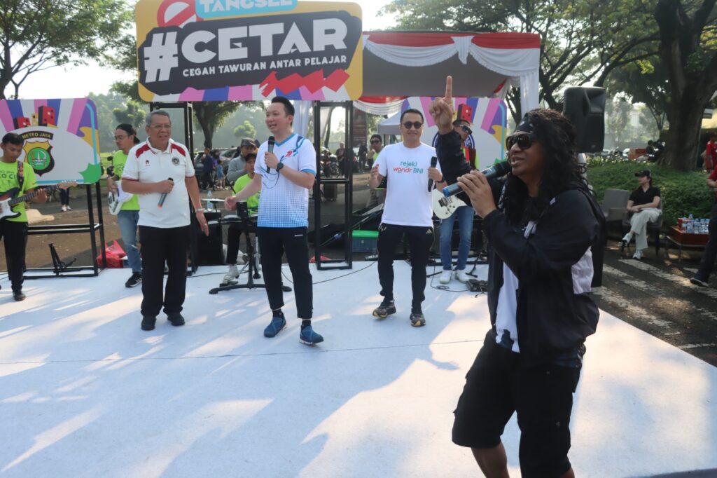 Sambut Hari Bhayangkara, Polres Tangsel Gelar Panggung Edukatif Hingga Pelayanan Publik di CFD Bintaro.