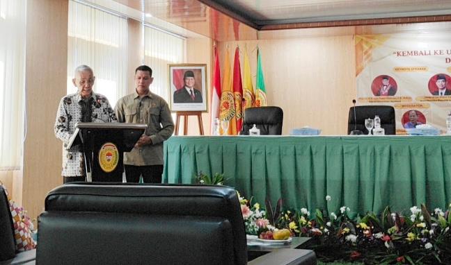Jenderal (Purn) Try Sutrisno: Kembali ke UUD 1945, Sebuah Keniscayaan
