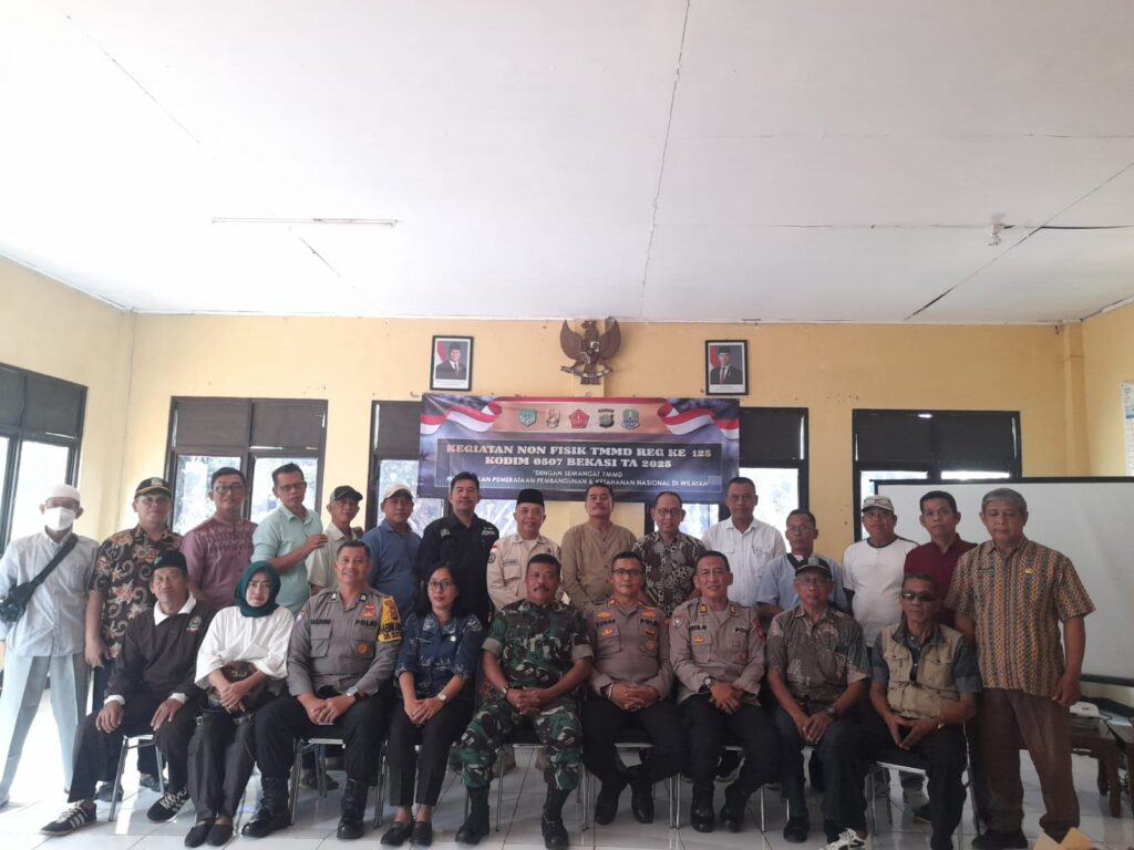 Kegiatan Non Fisik TMMD Reguler ke-125 Kodim 0507 Kota Bekasi TA 2025