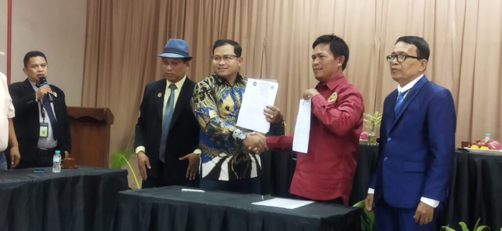 Pelantikan Pengurus DPP, Rukmana: FPWI Bercahaya, Sepakati Perjanjian Kerjasama dengan DEPRINDO
